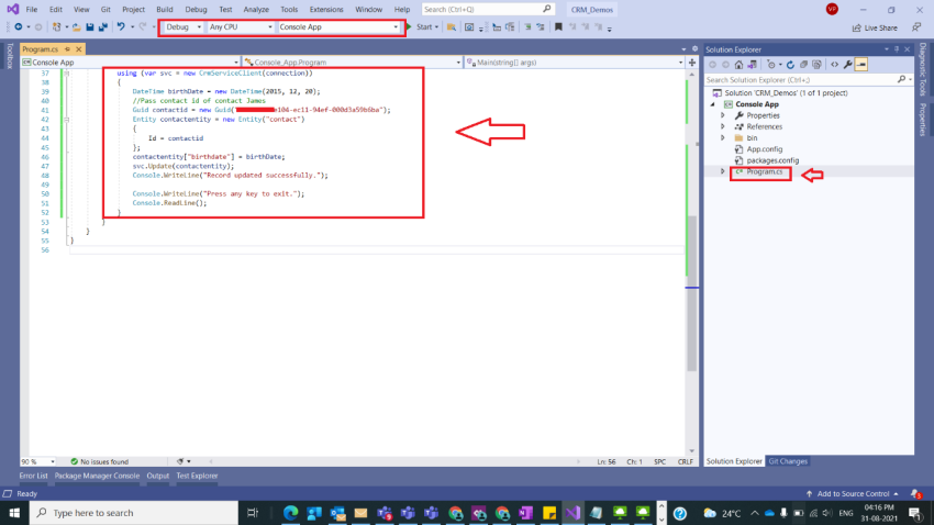 Business Rules with Entity Scope and Custom Code Execution
